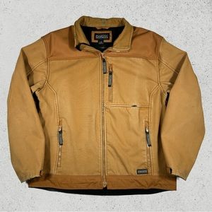 Dakota Tan Distressed Work Jacket